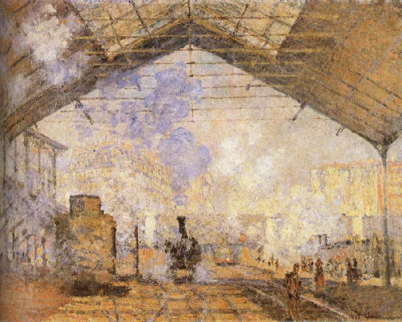 Claude Monet Railway station oil painting picture